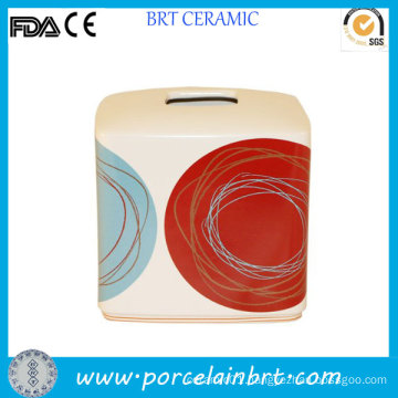 DOT Swirl Fancy Design Square Tissue Paper Box